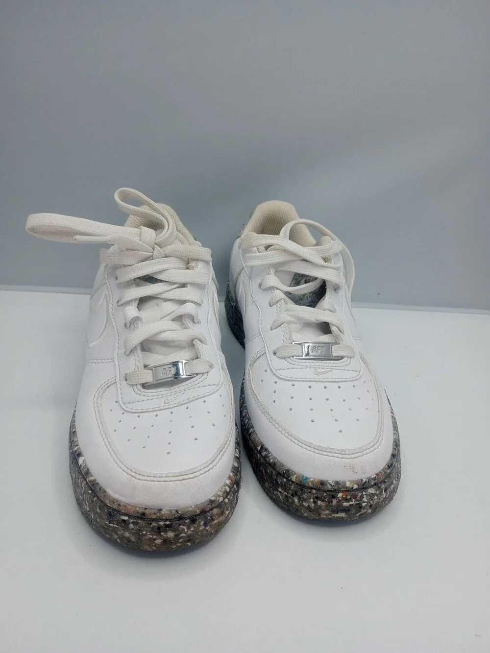Nike Air Force 1 GS Recycled Wool Pack White Shoes DB2813-100 Youth 4.5 Sneakers